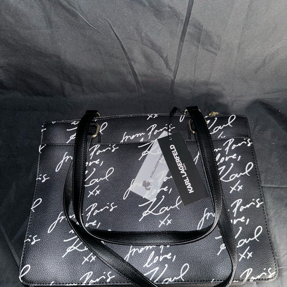 Karl Lagerfeld Handbags - Karl Lagerfeld Black Tote Bag